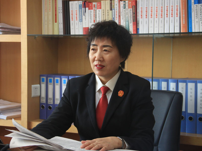 葫蘆島中院黨組書記、院長 王淑俐